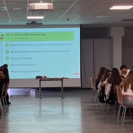T_OHR Sensibilisiert Schülerinnen und Schüler im Mainz 05-Klassenzimmer